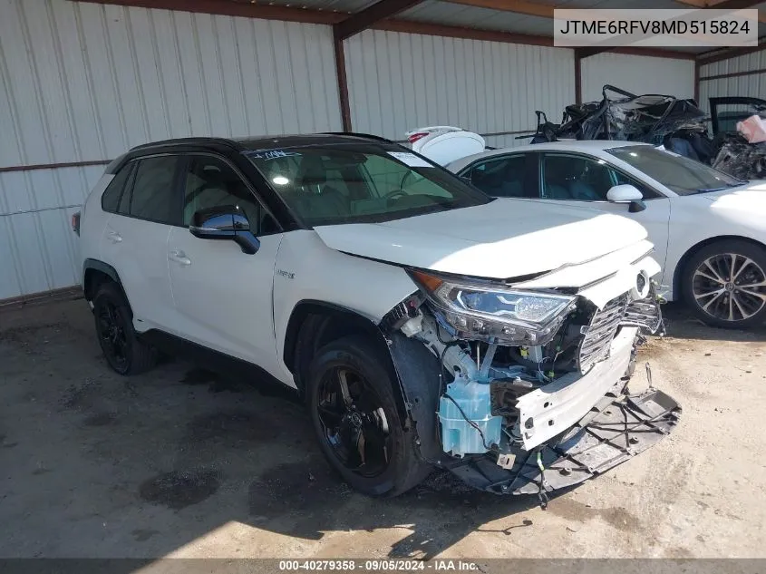 JTME6RFV8MD515824 2021 Toyota Rav4 Hybrid Xse