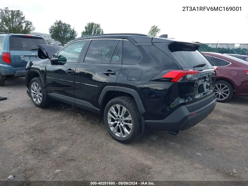 2021 Toyota Rav4 Xle Premium VIN: 2T3A1RFV6MC169001 Lot: 40281680