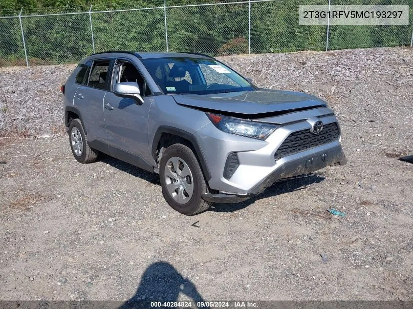 2021 Toyota Rav4 Le VIN: 2T3G1RFV5MC193297 Lot: 40284824