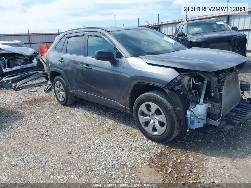 2021 Toyota Rav4 Le VIN: 2T3H1RFV2MW112081 Lot: 40288971