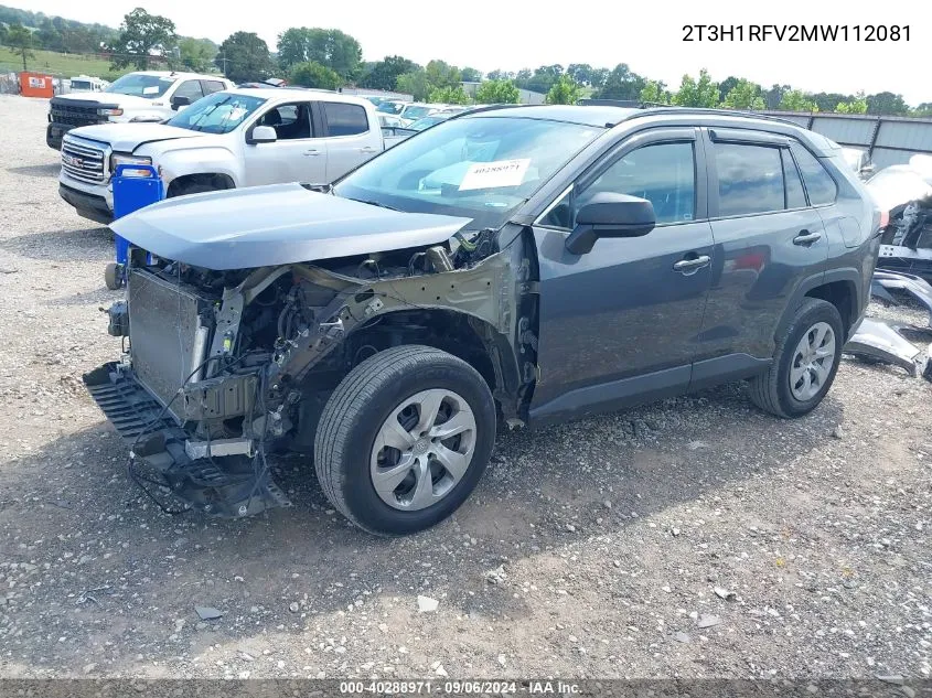 2T3H1RFV2MW112081 2021 Toyota Rav4 Le