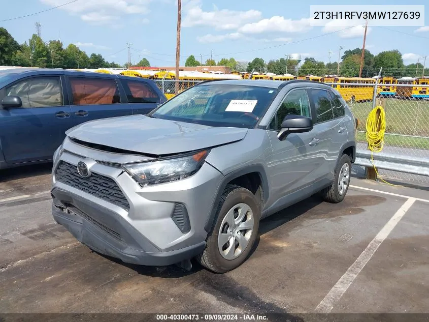 2021 Toyota Rav4 Le VIN: 2T3H1RFV3MW127639 Lot: 40300473