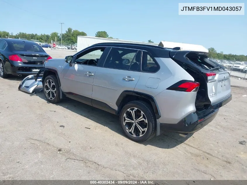 2021 Toyota Rav4 Prime Xse VIN: JTMFB3FV1MD043057 Lot: 40302434