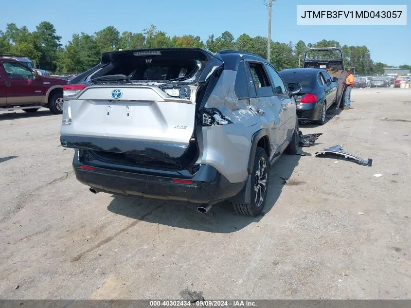 2021 Toyota Rav4 Prime Xse VIN: JTMFB3FV1MD043057 Lot: 40302434