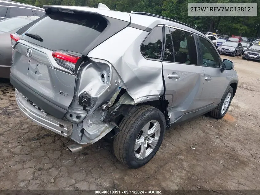 2T3W1RFV7MC138121 2021 Toyota Rav4 Xle