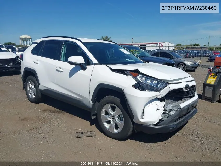 2T3P1RFVXMW238460 2021 Toyota Rav4 Xle