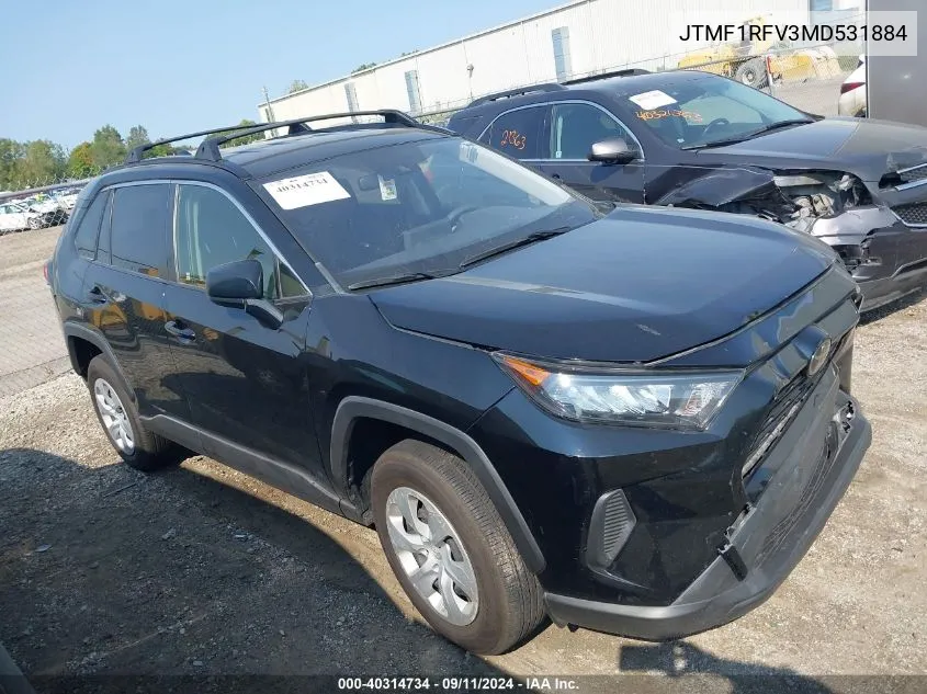 JTMF1RFV3MD531884 2021 Toyota Rav4 Le