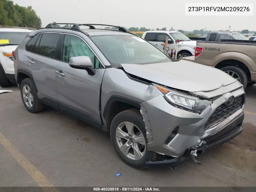 2T3P1RFV2MC209276 2021 Toyota Rav4 Xle