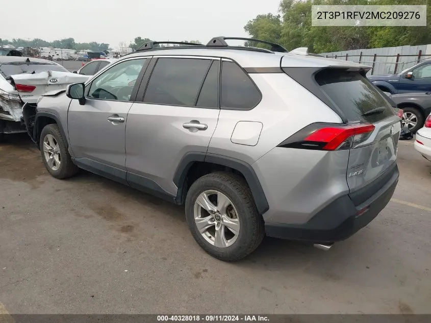 2021 Toyota Rav4 Xle VIN: 2T3P1RFV2MC209276 Lot: 40328018