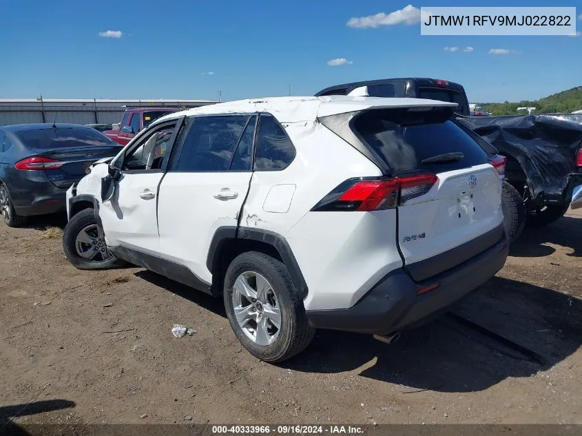 2021 Toyota Rav4 Xle/Xle Premium VIN: JTMW1RFV9MJ022822 Lot: 40333966