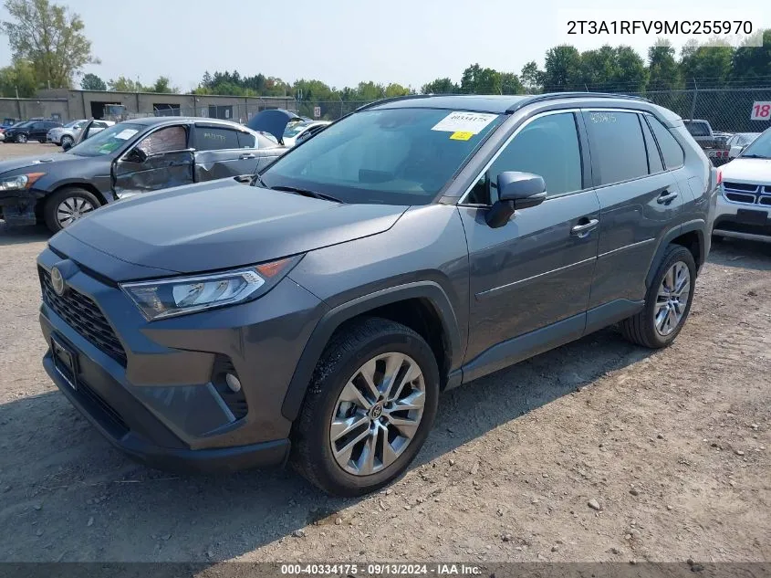 2021 Toyota Rav4 Xle Premium VIN: 2T3A1RFV9MC255970 Lot: 40334175