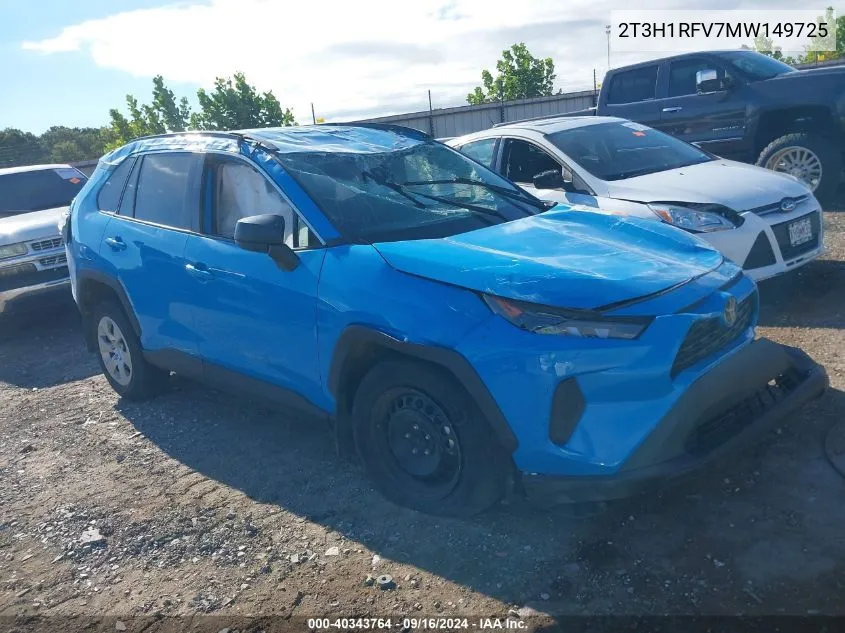 2T3H1RFV7MW149725 2021 Toyota Rav4 Le