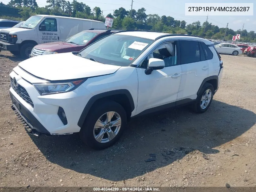 2T3P1RFV4MC226287 2021 Toyota Rav4 Xle