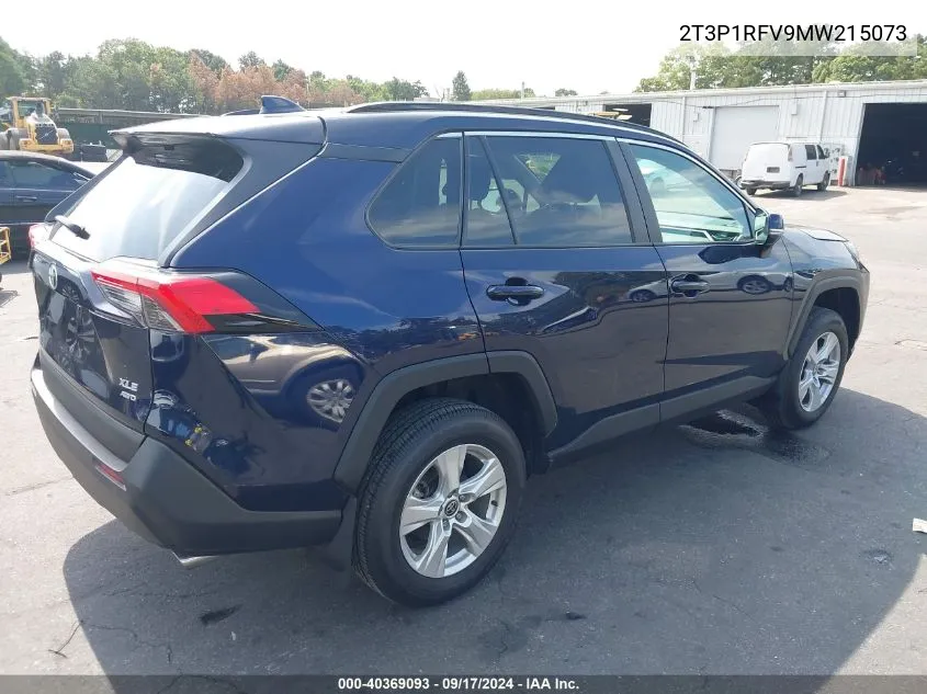 2021 Toyota Rav4 Xle VIN: 2T3P1RFV9MW215073 Lot: 40369093