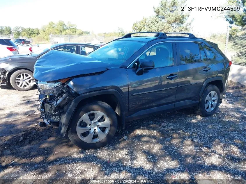 2T3F1RFV9MC244599 2021 Toyota Rav4 Le