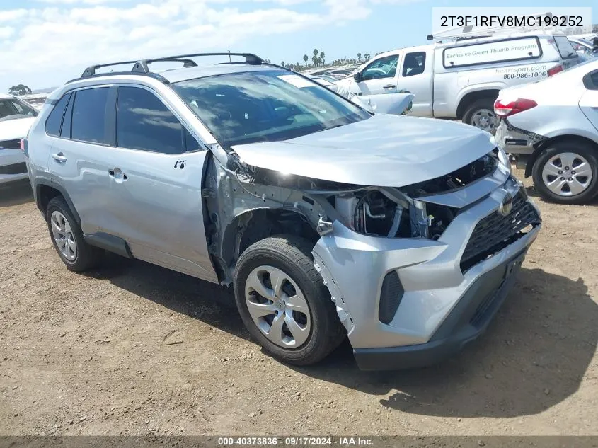 2T3F1RFV8MC199252 2021 Toyota Rav4 Le