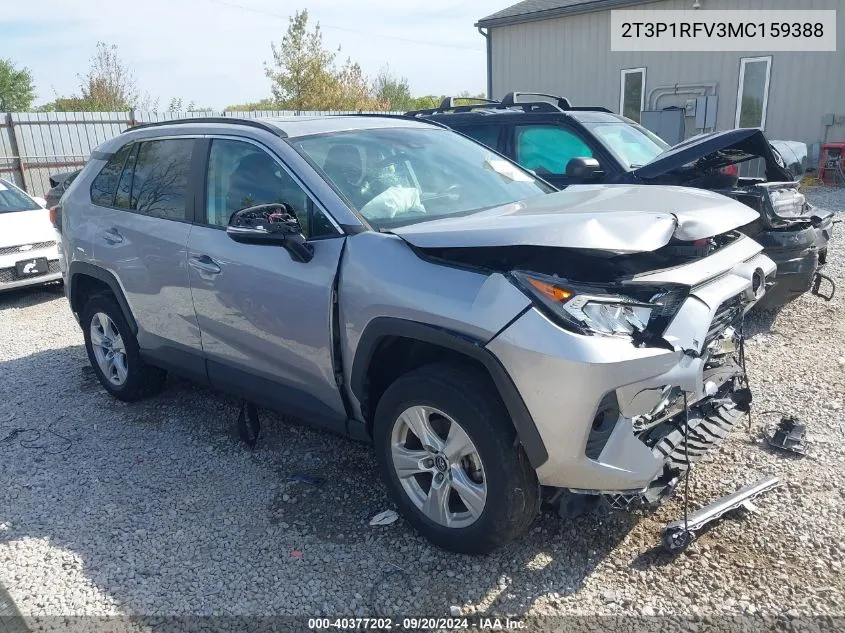 2021 Toyota Rav4 Xle VIN: 2T3P1RFV3MC159388 Lot: 40377202