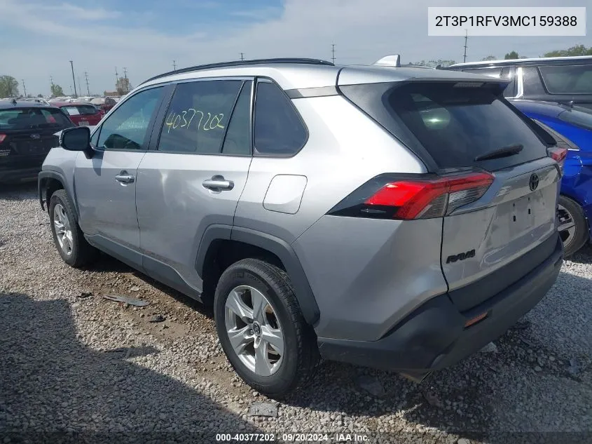 2T3P1RFV3MC159388 2021 Toyota Rav4 Xle