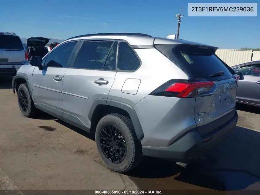 2T3F1RFV6MC239036 2021 Toyota Rav4 Le