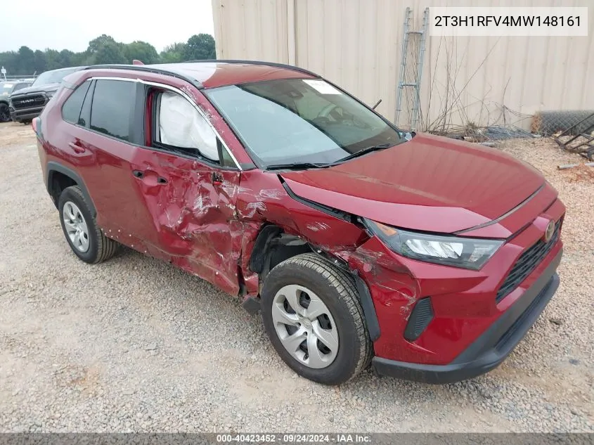 2021 Toyota Rav4 Le VIN: 2T3H1RFV4MW148161 Lot: 40423452