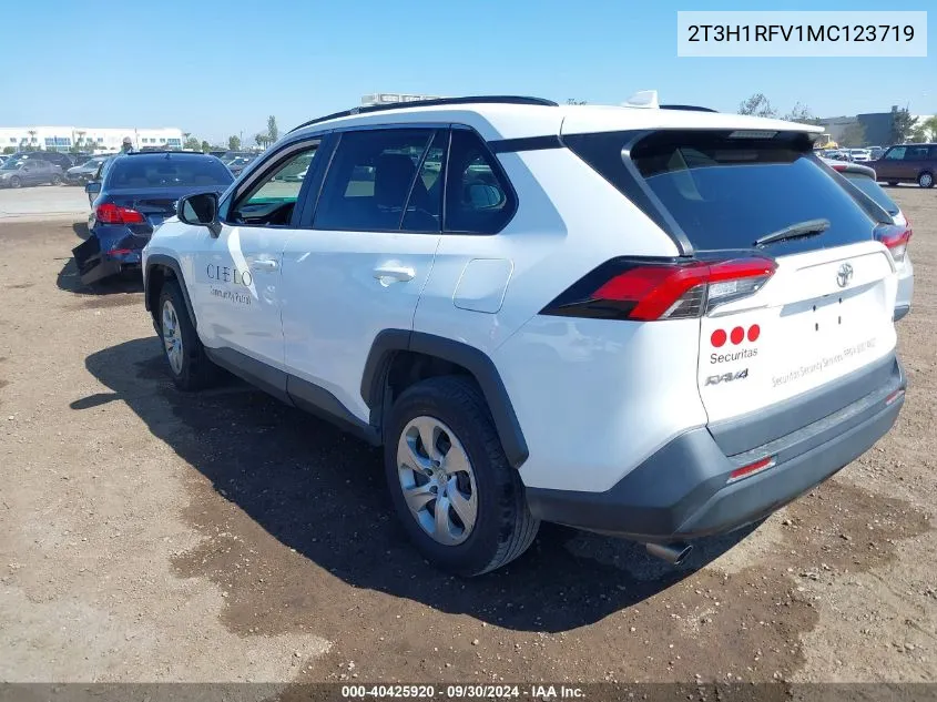 2T3H1RFV1MC123719 2021 Toyota Rav4 Le