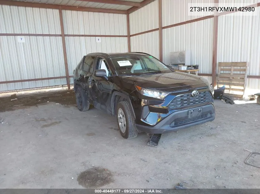 2021 Toyota Rav4 Le VIN: 2T3H1RFVXMW142980 Lot: 40449177