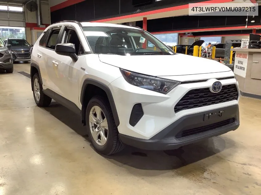 2021 Toyota Rav4 Le VIN: 4T3LWRFV0MU037215 Lot: 40455200