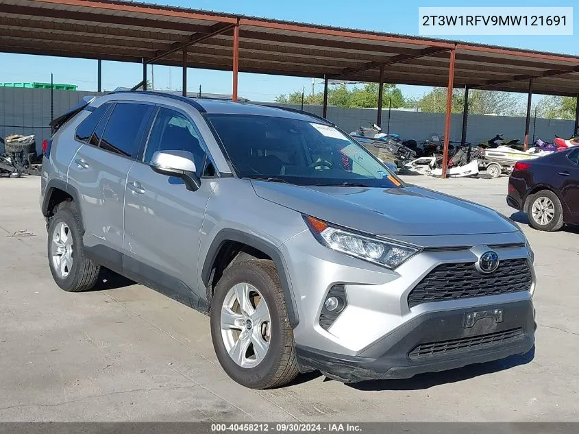 2021 Toyota Rav4 Xle VIN: 2T3W1RFV9MW121691 Lot: 40458212