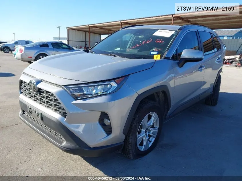 2T3W1RFV9MW121691 2021 Toyota Rav4 Xle