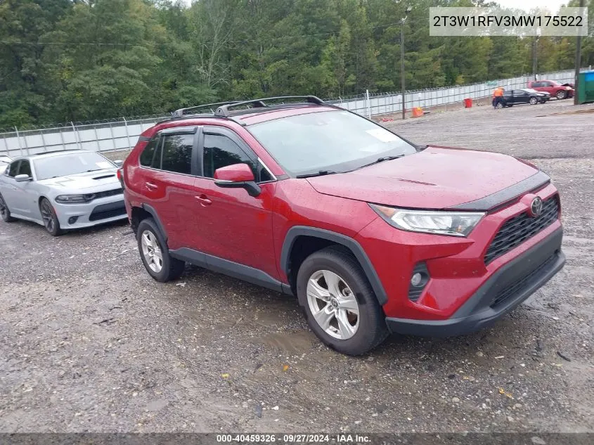 2021 Toyota Rav4 Xle VIN: 2T3W1RFV3MW175522 Lot: 40459326