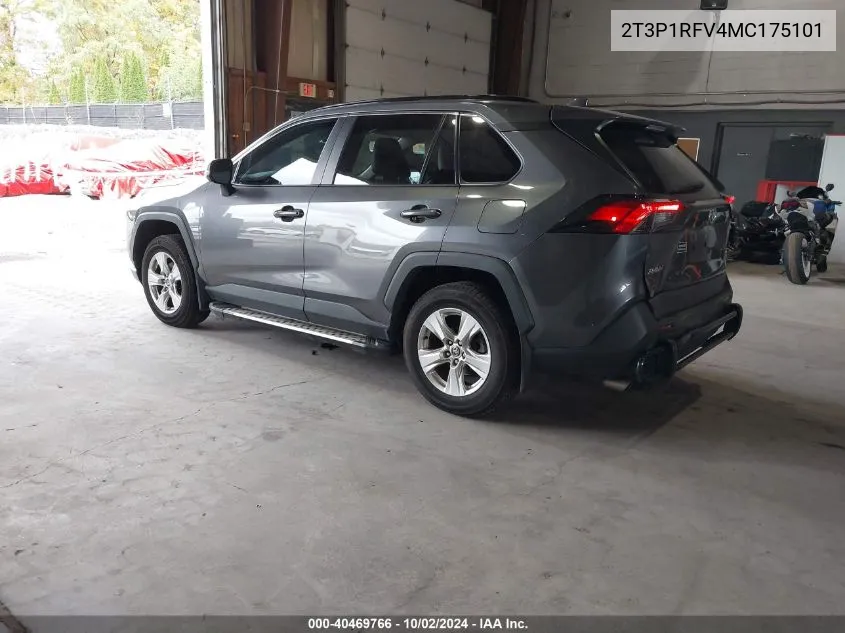 2021 Toyota Rav4 Xle VIN: 2T3P1RFV4MC175101 Lot: 40469766