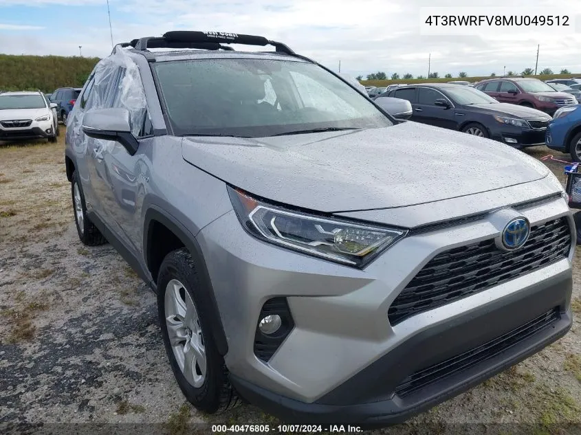 2021 Toyota Rav4 Xle VIN: 4T3RWRFV8MU049512 Lot: 40476805