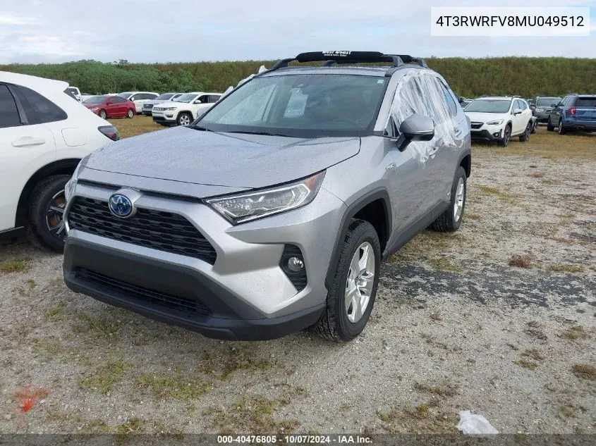 2021 Toyota Rav4 Xle VIN: 4T3RWRFV8MU049512 Lot: 40476805