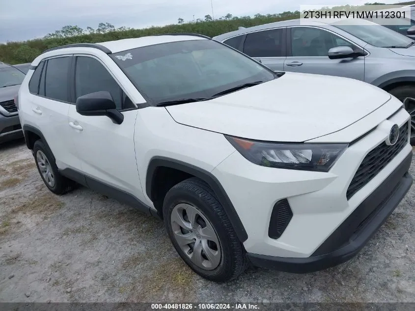 2021 Toyota Rav4 Le VIN: 2T3H1RFV1MW112301 Lot: 40481826