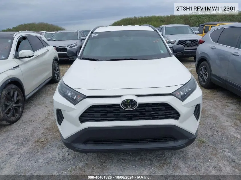 2021 Toyota Rav4 Le VIN: 2T3H1RFV1MW112301 Lot: 40481826