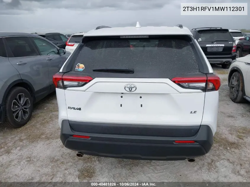 2021 Toyota Rav4 Le VIN: 2T3H1RFV1MW112301 Lot: 40481826