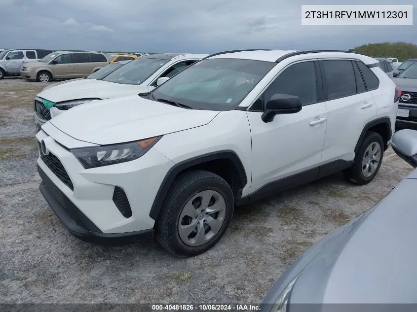 2021 Toyota Rav4 Le VIN: 2T3H1RFV1MW112301 Lot: 40481826