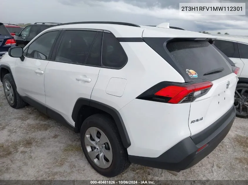 2021 Toyota Rav4 Le VIN: 2T3H1RFV1MW112301 Lot: 40481826