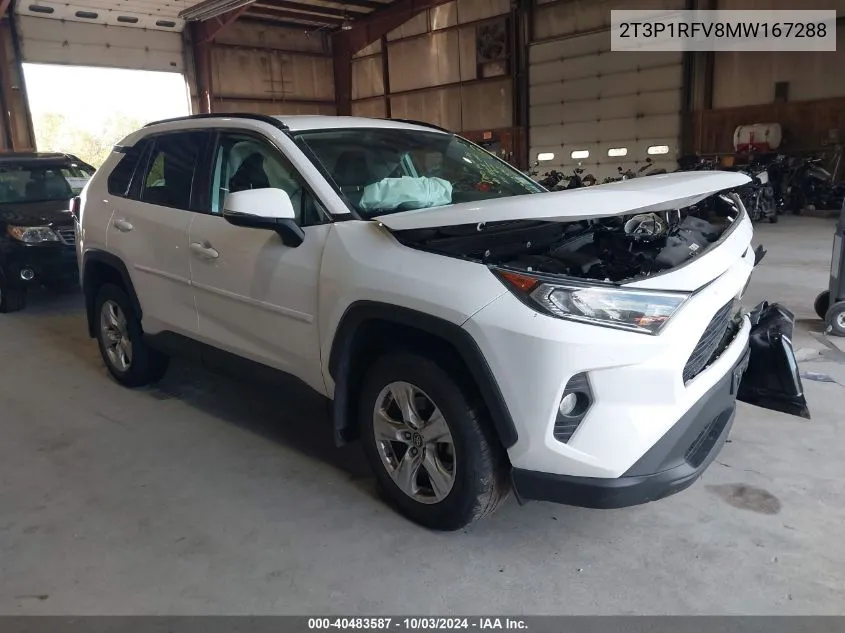 2021 Toyota Rav4 Xle VIN: 2T3P1RFV8MW167288 Lot: 40483587