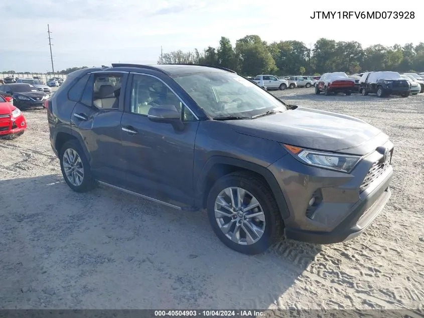 2021 Toyota Rav4 Limited VIN: JTMY1RFV6MD073928 Lot: 40504903