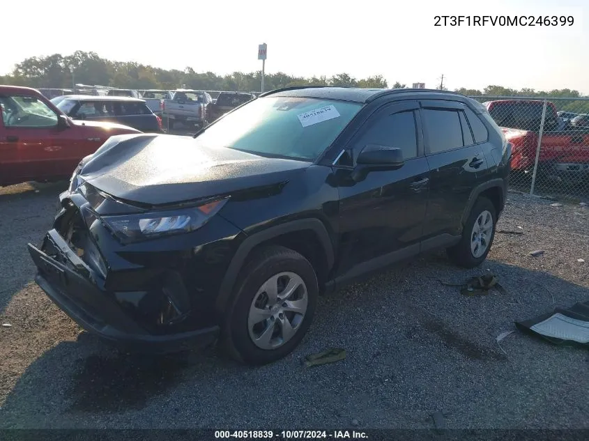 2021 Toyota Rav4 Le VIN: 2T3F1RFV0MC246399 Lot: 40518839