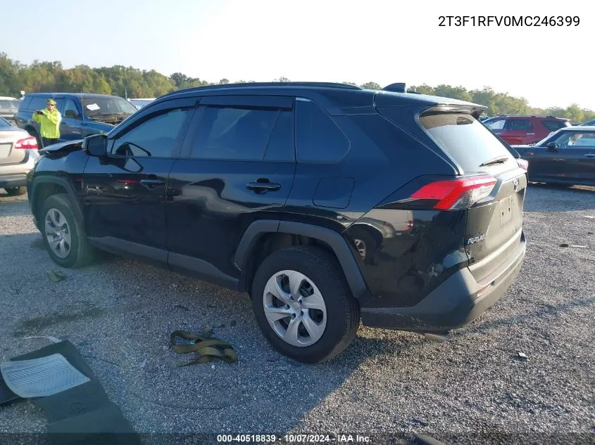 2021 Toyota Rav4 Le VIN: 2T3F1RFV0MC246399 Lot: 40518839