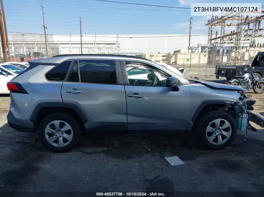 2021 Toyota Rav4 Le VIN: 2T3H1RFV4MC107174 Lot: 40537706