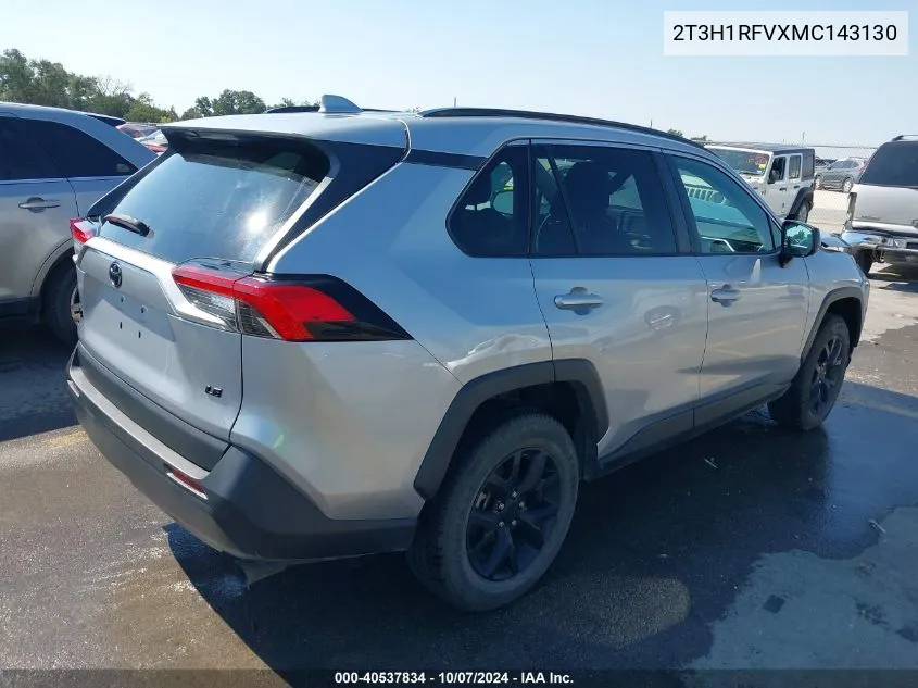 2021 Toyota Rav4 Le VIN: 2T3H1RFVXMC143130 Lot: 40537834