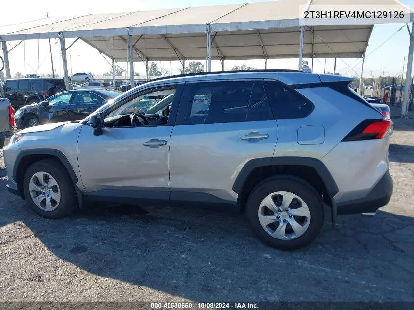 2021 Toyota Rav4 Le VIN: 2T3H1RFV4MC129126 Lot: 40538650