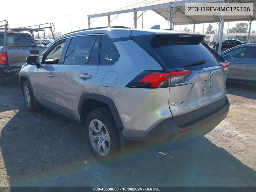 2021 Toyota Rav4 Le VIN: 2T3H1RFV4MC129126 Lot: 40538650