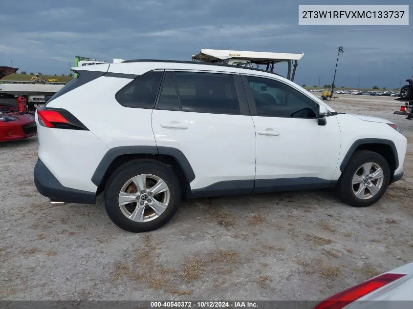 2021 Toyota Rav4 Xle VIN: 2T3W1RFVXMC133737 Lot: 40540372