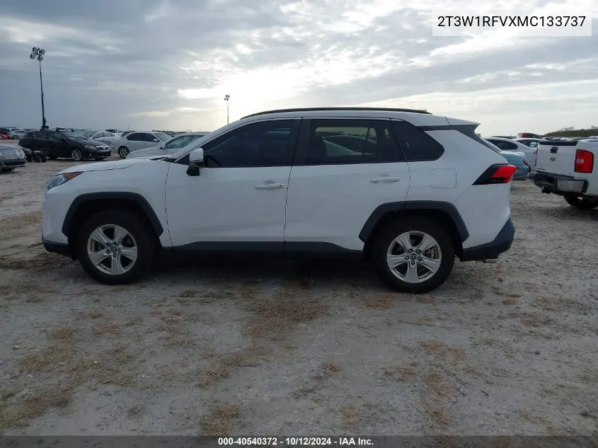 2021 Toyota Rav4 Xle VIN: 2T3W1RFVXMC133737 Lot: 40540372