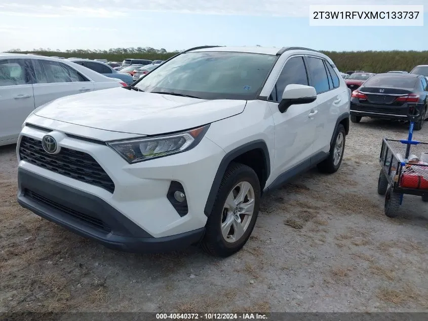 2021 Toyota Rav4 Xle VIN: 2T3W1RFVXMC133737 Lot: 40540372