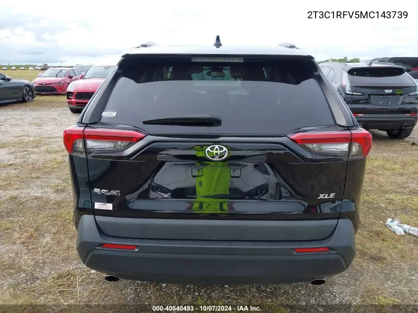 2021 Toyota Rav4 Xle Premium VIN: 2T3C1RFV5MC143739 Lot: 40540493